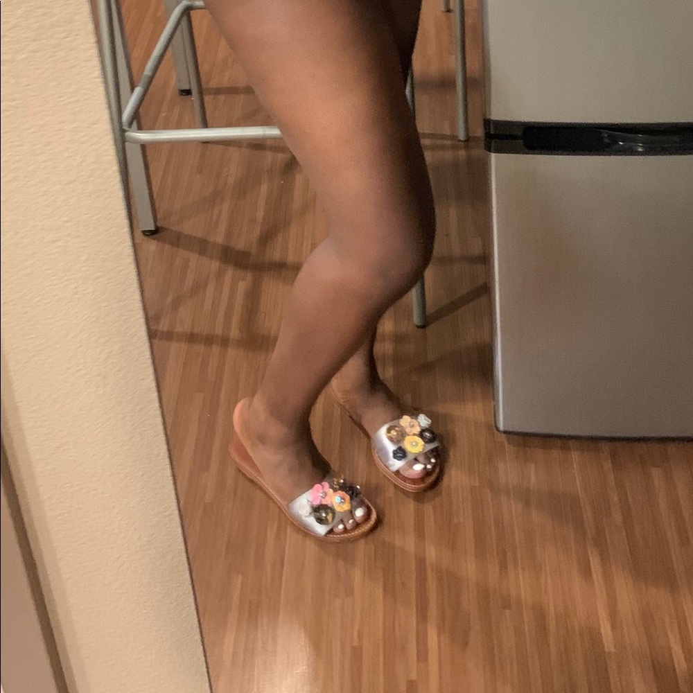 All eyes on me 3 D shoes.